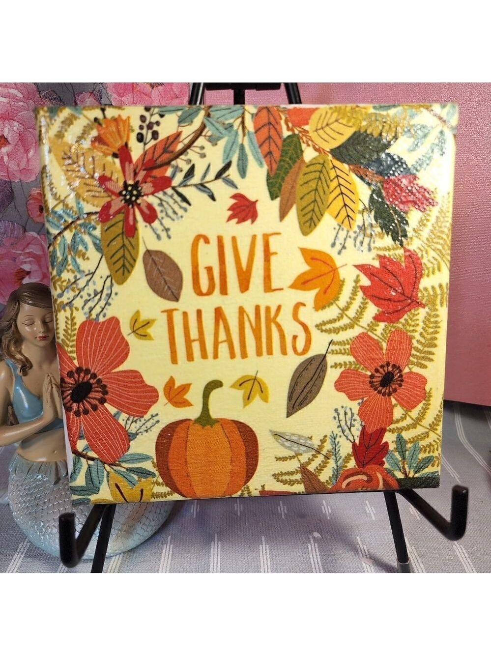 DECOUPAGE CANVAS PRINTS GIVE THANKS